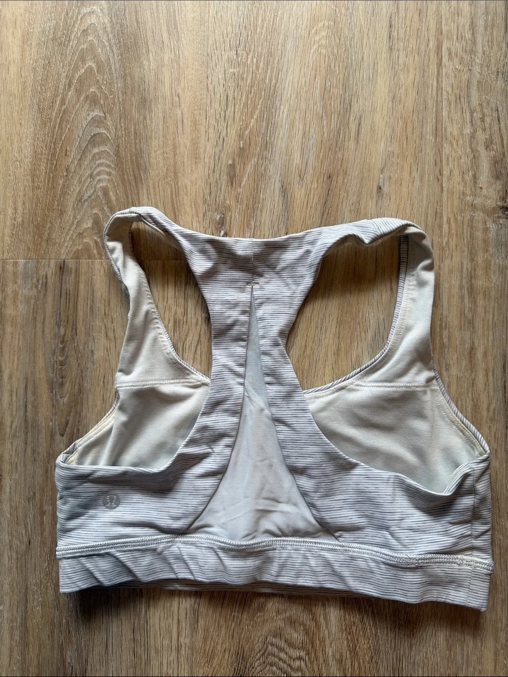 lululemon athletica Light Beige Racerback Sports Bra